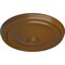 Ekena Millwork Reece Ceiling Medallion (Fits Canopies up to 2 3/8"), Hand-Painted Smokey Topaz, 12"OD x 1 3/4"P CM12RESTF - alternate 4